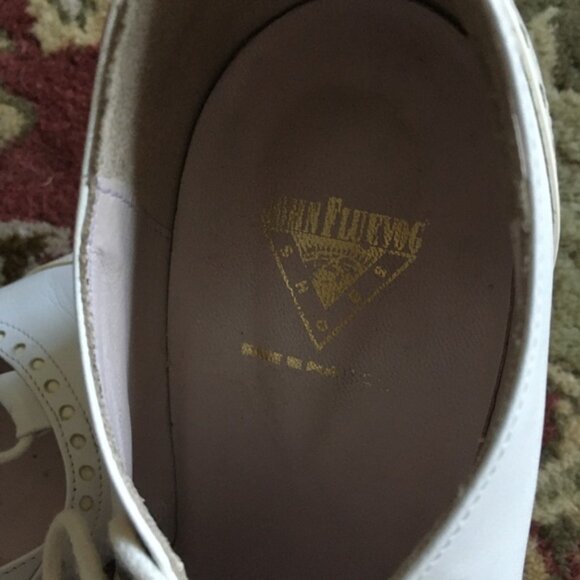 JOHN FLUEVOG Chamomile Teapots White + Ivory Shoes Size 8 - Picture 2 of 11